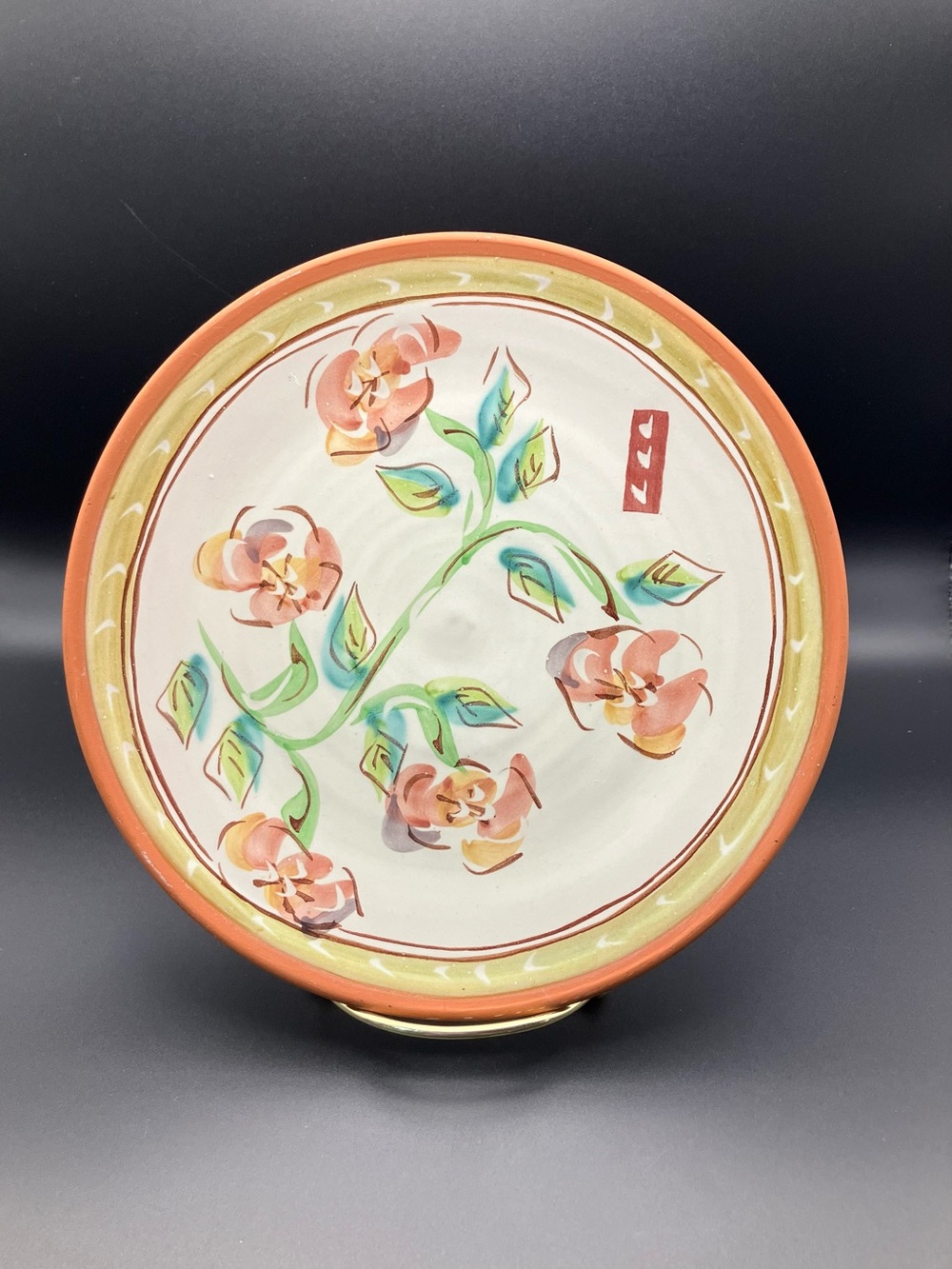 Leslie Koehler Vermont Pottery Plate